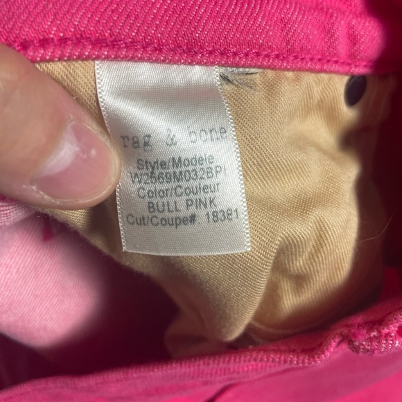 Rag and Bone Ankle Cigarette Skinny in Bill Pink | 26 - Picture 7 of 9
